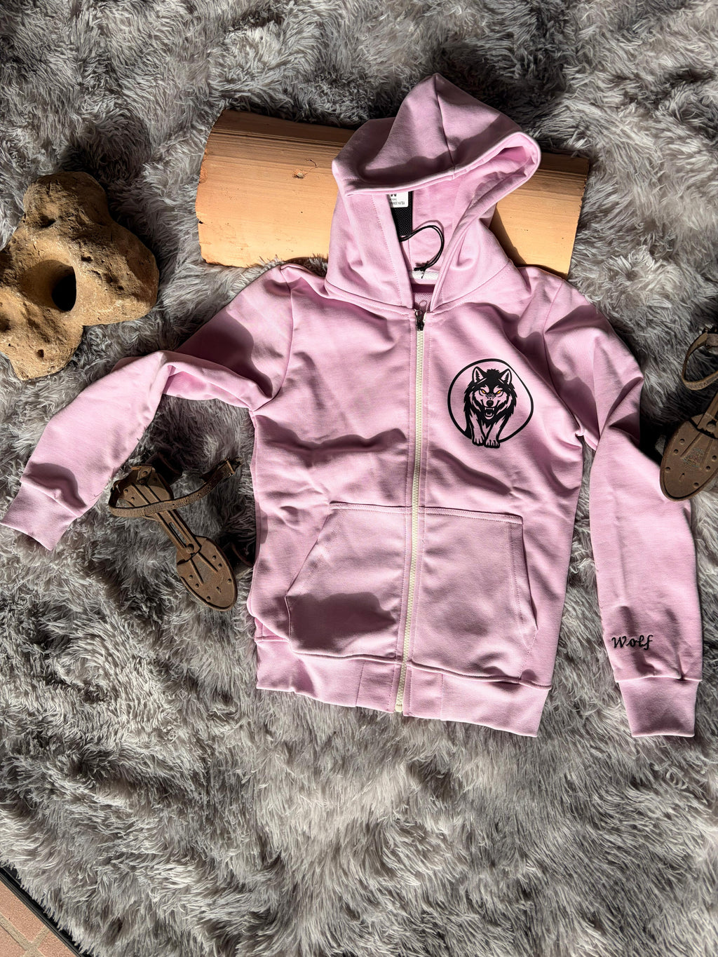 Felpa Wolf Donna Full Zip