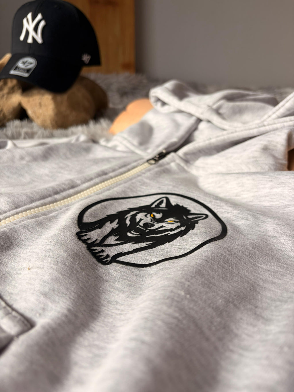 Felpa Wolf Donna Full Zip